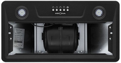 фото: Кухонная вытяжка Krona LUISA 600 black PB