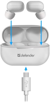 фото: Наушники DEFENDER Twins 905