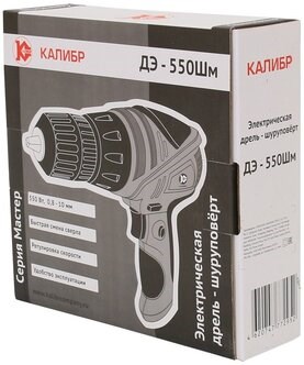 фото: Дрель-шуруповерт Калибр ДЭ-550ШМ