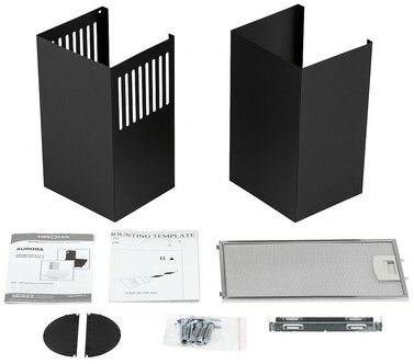 фото: Кухонная вытяжка Krona Aurora 600 black S