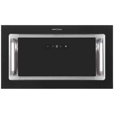фото: Кухонная вытяжка Krona Selina 600 glass black S