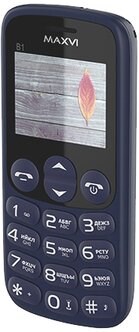 фото: Сотовый телефон Maxvi B1 синий