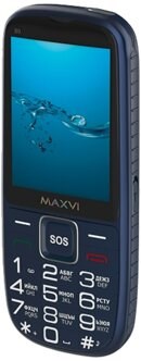 фото: Сотовый телефон Maxvi B9 синий