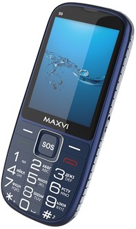 фото: Сотовый телефон Maxvi B9 синий