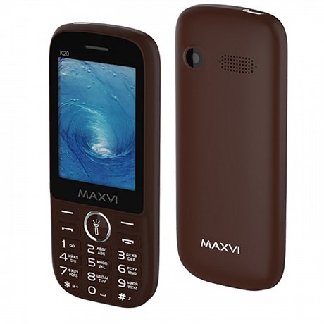 фото: Сотовый телефон Maxvi K20 коричневый