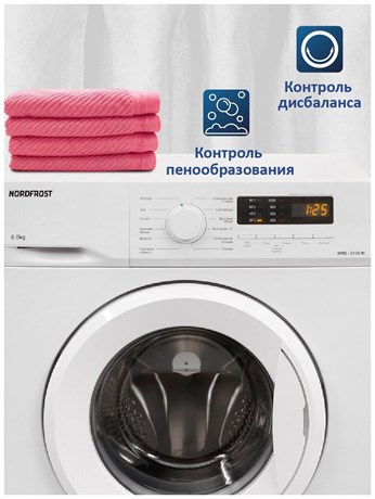 фото: Стиральная машина Nordfrost WM2 6100 W