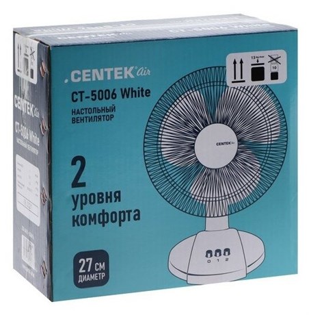 фото: Вентилятор Centek CT-5006 белый
