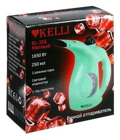 фото: Отпариватель Kelli KL-316 мятный