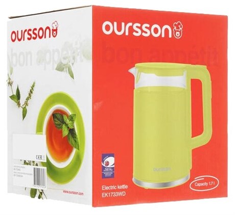 фото: Электрический чайник Oursson EK1733WD/GA