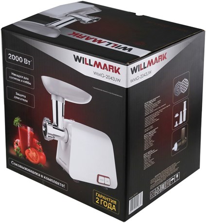 фото: Мясорубка Willmark WMG-2043JW