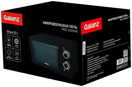 фото: Микроволновая печь Galanz MOS-2005MB