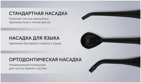фото: Ирригатор Polaris PWF 0201 черный
