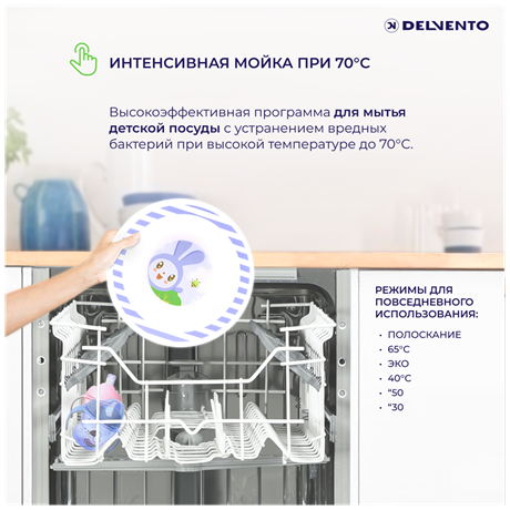 фото: Посудомоечная машина Delvento VWB4700