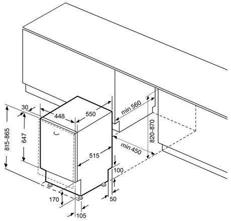 фото: Посудомоечная машина Krona Ammer 45 BI K
