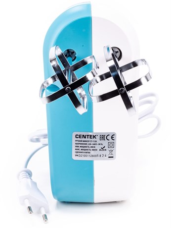 фото: Миксер Centek CT-1128 белый/синий