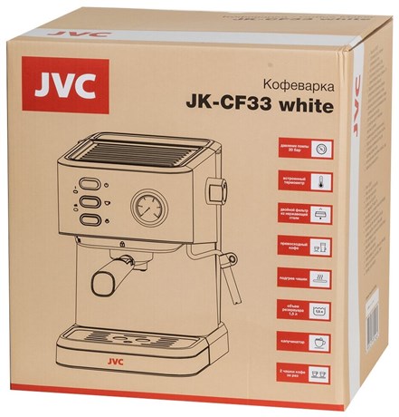 фото: Кофеварка JVC JK-CF33 white