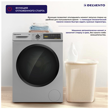 фото: Стиральная машина Delvento Energy Twist VG42622 Slim