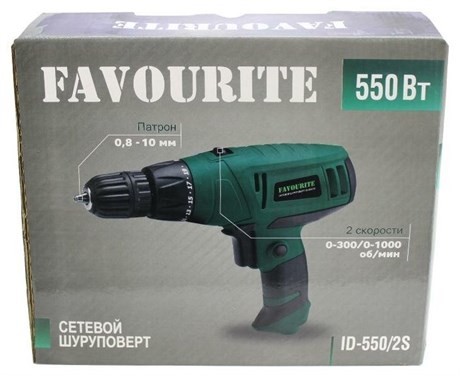 фото: Дрель-шуруповерт Favourite ID550/2S