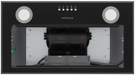 фото: Кухонная вытяжка Krona Ambra 600 black PB