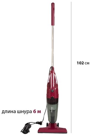 фото: Пылесос Pioneer VC460S красный