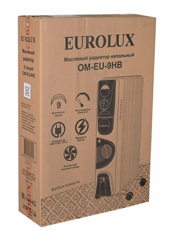 фото: Масляный радиатор EUROLUX ОМ-EU-9НВ