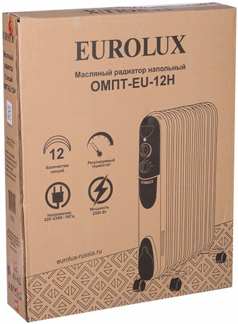 фото: Масляный радиатор EUROLUX ОМПТ-EU-12Н