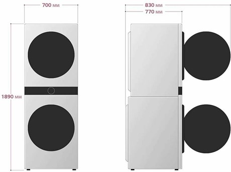 фото: Стиральная машина LG W1S1CVKK2HM