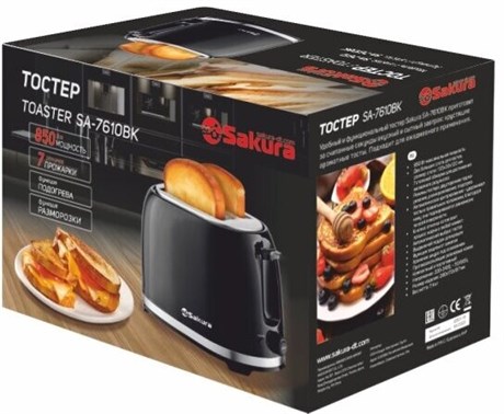 фото: Тостер Sakura SA-7610BK