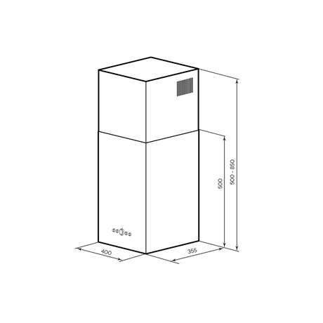 фото: Кухонная вытяжка LEX Mono 400 inox