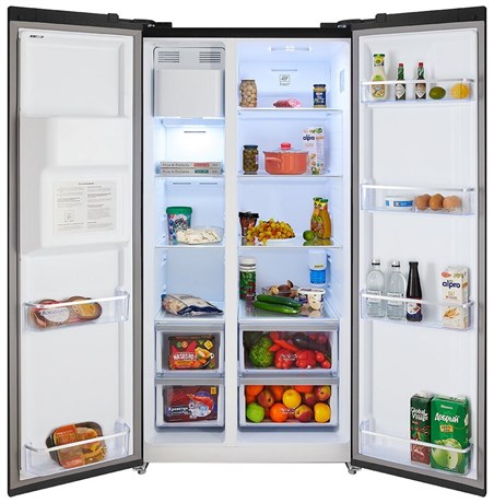 фото: Холодильник Hiberg RFS-650DX NFGB inverter