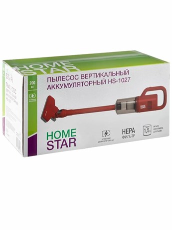 фото: Пылесос Homestar HS-1027 красный