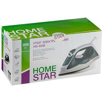 фото: Утюг Homestar HS-4008 бело-синий