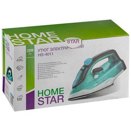 фото: Утюг Homestar HS-4011 бирюзовый