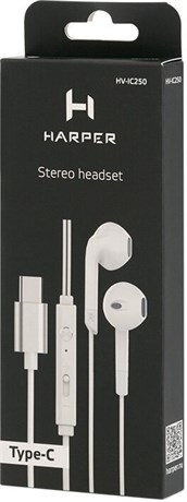 фото: Наушники Harper HV-IC250 white