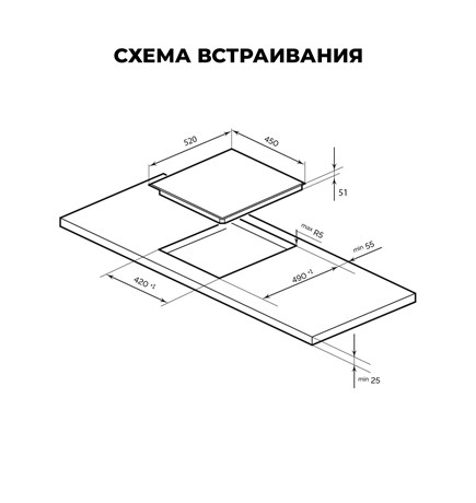 фото: Варочная панель LEX EVH 430A BL