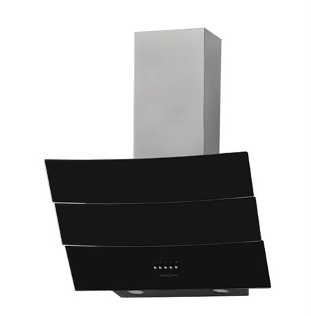 фото: Кухонная вытяжка Krona Inga 600 inox/black push button