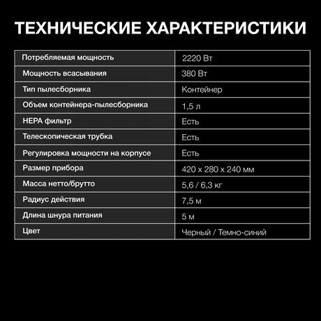 фото: Пылесос Hyundai HYV-C3955