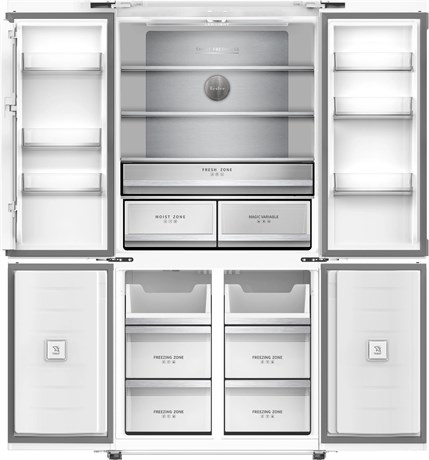 фото: Холодильник Tesler RCD-547BI sparkling white