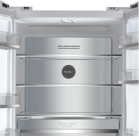 фото: Холодильник Tesler RFD-427BI sparkling white