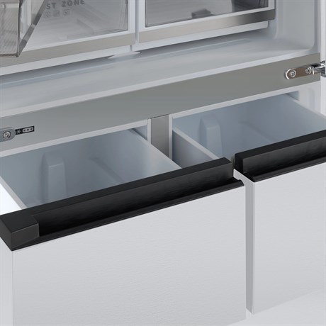 фото: Холодильник Tesler RFD-427BI sparkling white