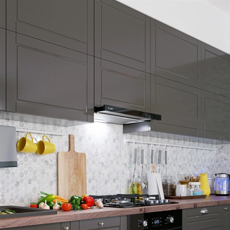 фото: Кухонная вытяжка LEX Hide 600 black