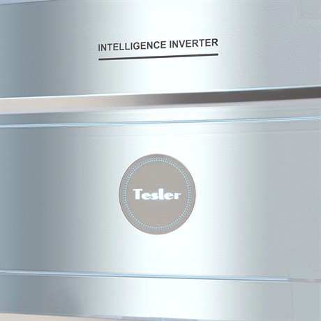 фото: Холодильник Tesler RFD-427BI sparkling white