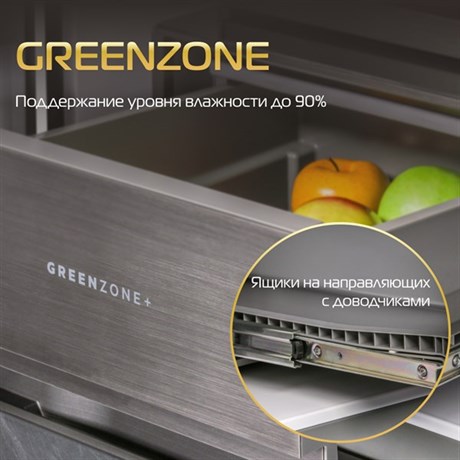 фото: Холодильник Hiberg RFQ-610G GS inverter