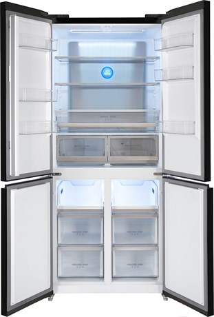 фото: Холодильник Hiberg RFQ-600DX NFGB inverter