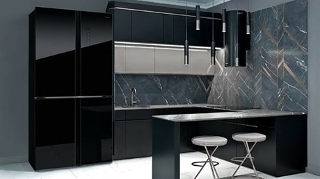 фото: Холодильник Hiberg RFQ-555DX NFGB inverter