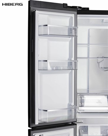 фото: Холодильник Hiberg RFQ-555DX NFGB inverter