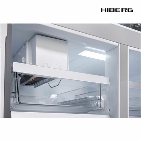 фото: Холодильник Hiberg RFQ-555DX NFGB inverter