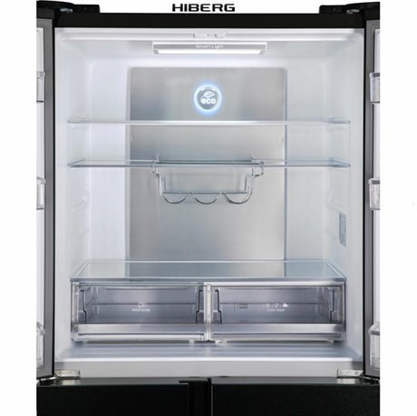 фото: Холодильник Hiberg RFQ-555DX NFGB inverter
