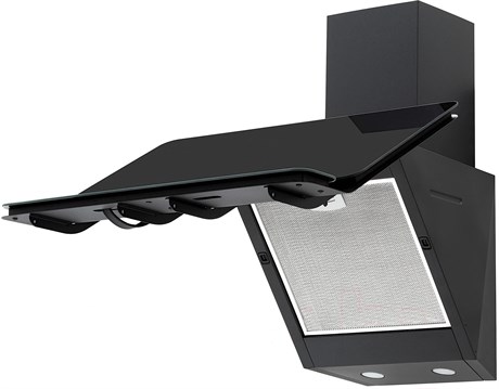 фото: Кухонная вытяжка Krona Saturn 600 DN black 4S