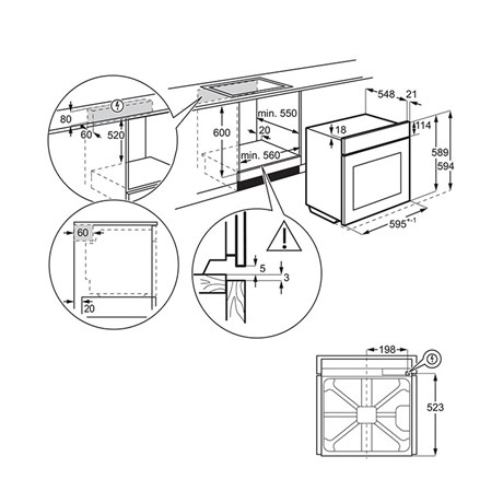 фото: Духовой шкаф Electrolux EOF6P76X2